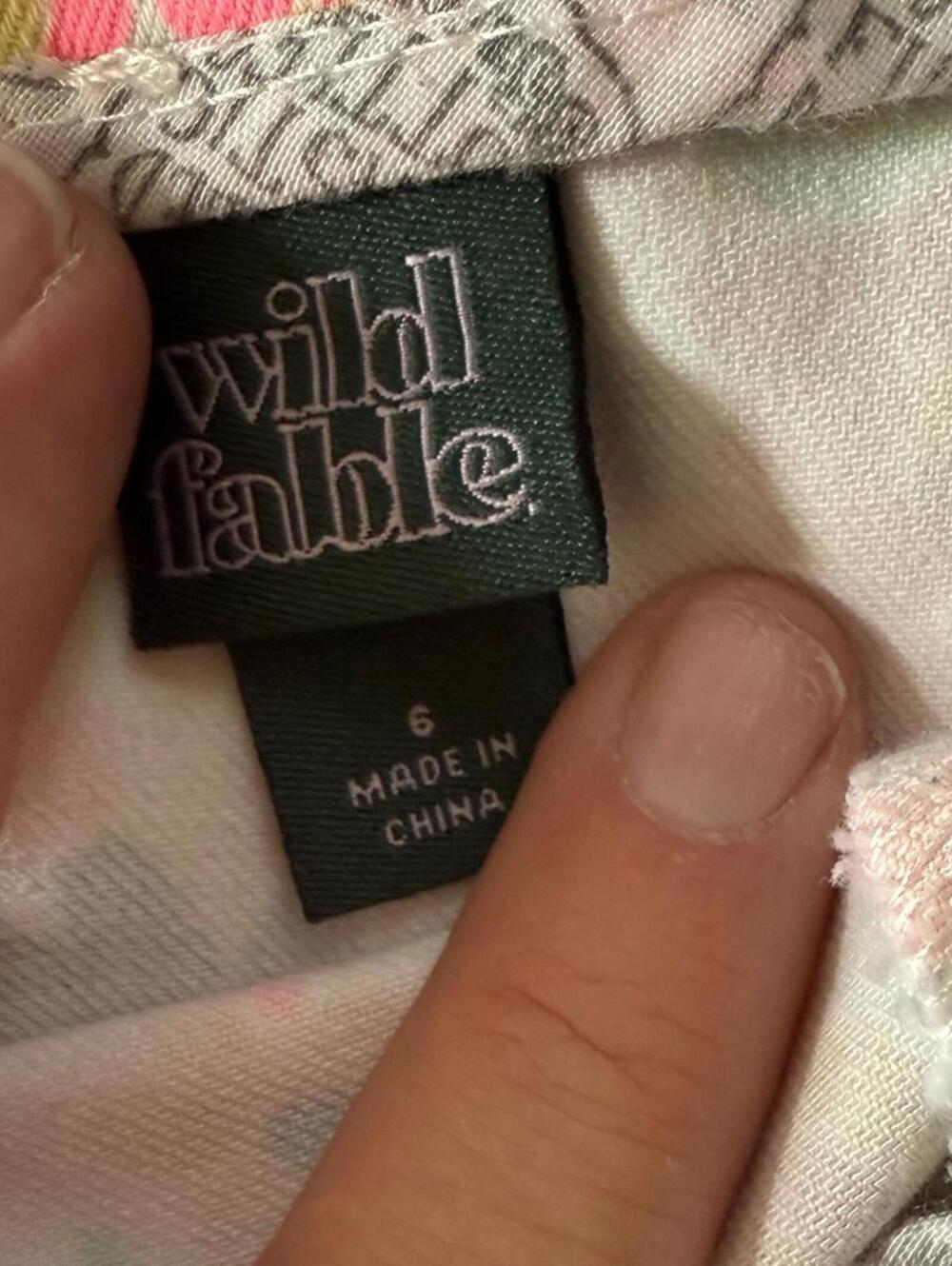 Wild Fable Floral Mini Skirt – Size 6 - Picture 6 of 6